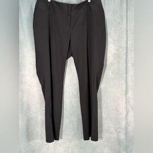 Z. Cavaricci Black Pinstripe Dress Pants
